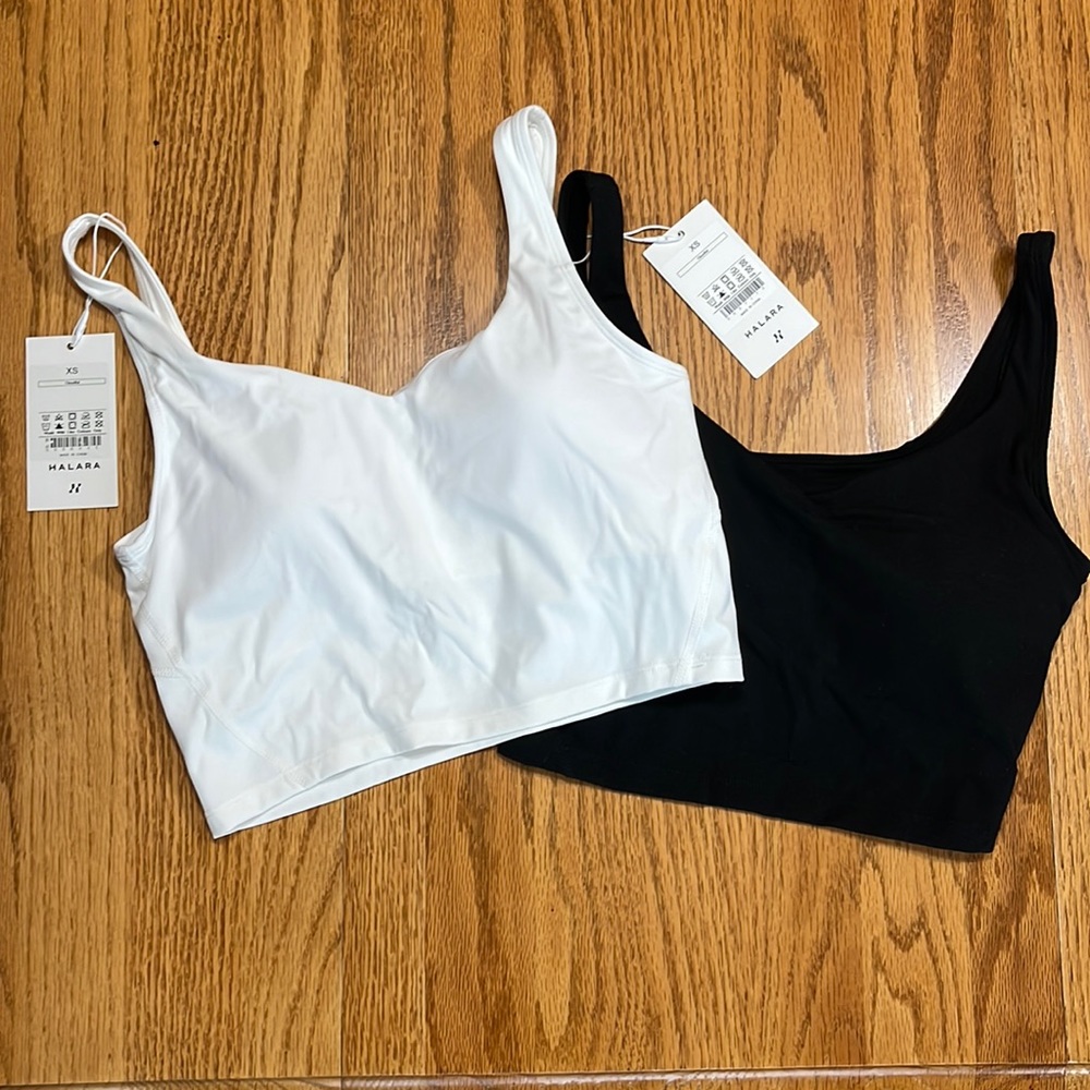 Halara tops 2 pack size xs NWT